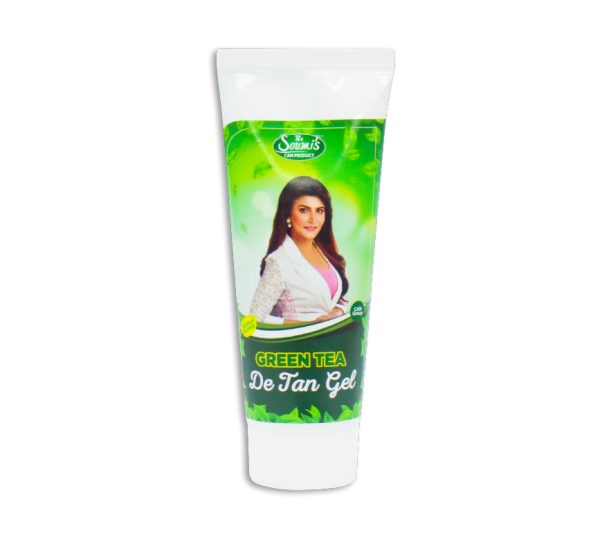 After cleansing your skin with Green Tea Face Wash apply Green Tea De Tan Gel. Then apply Can Faire Lotion.