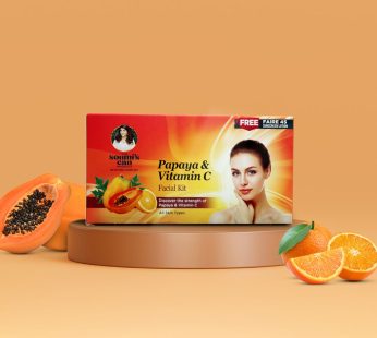 Papaya & Vitamin C Facial Kit | The Soumi’s Can Product